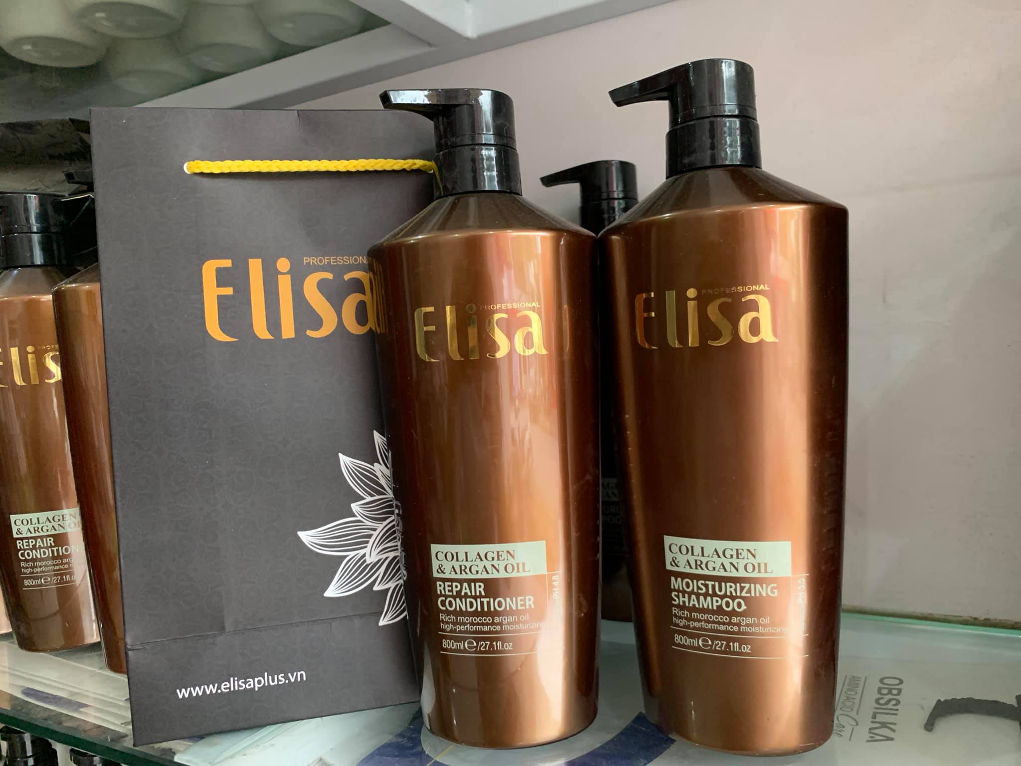 Elisa Anti-Aging Shampoo, Revitalizing and Stimulating Hair Growth 800ml X 2