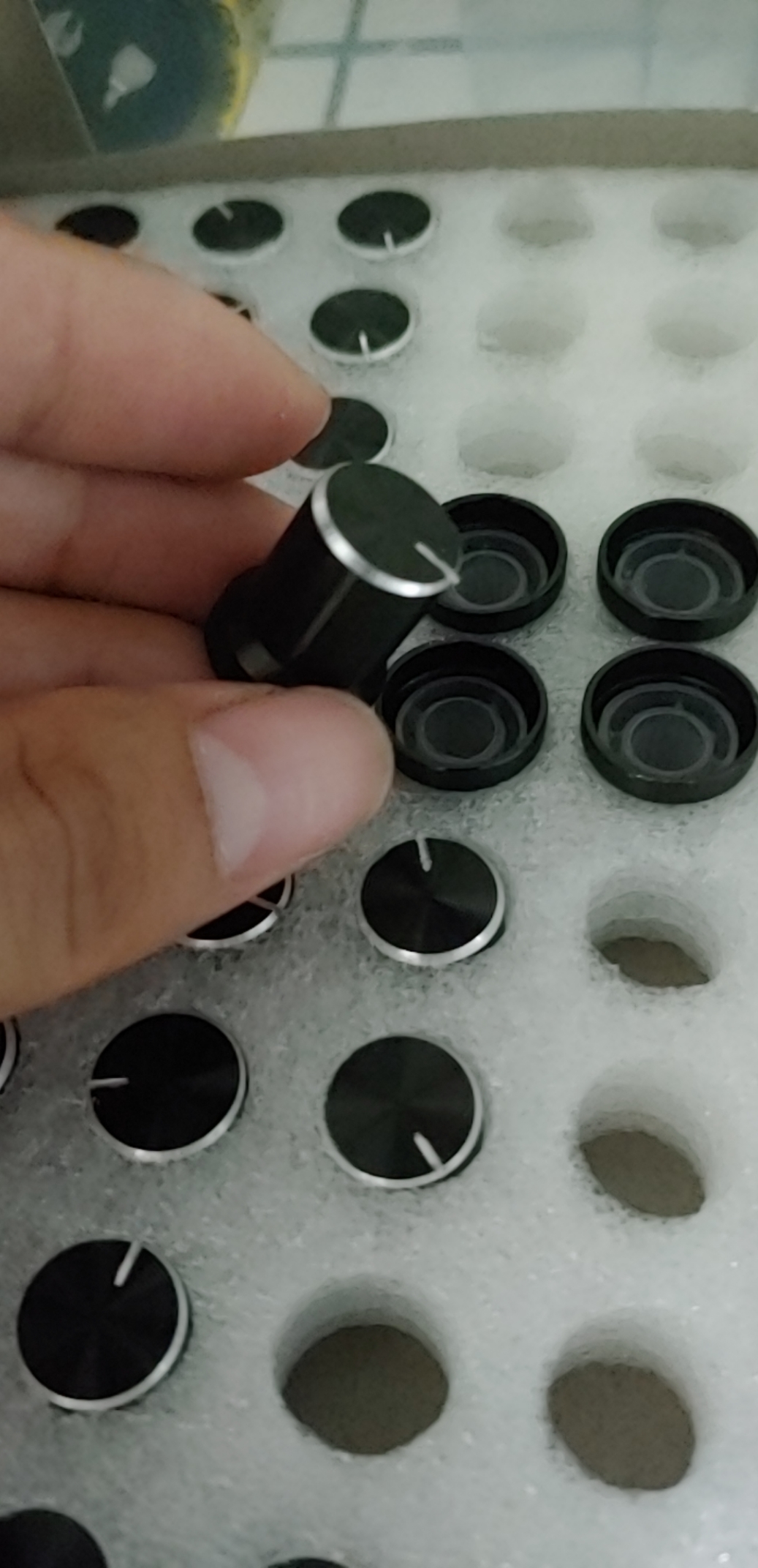 Núm Volume Bọc Nhôm (Bộ 26 Nút)