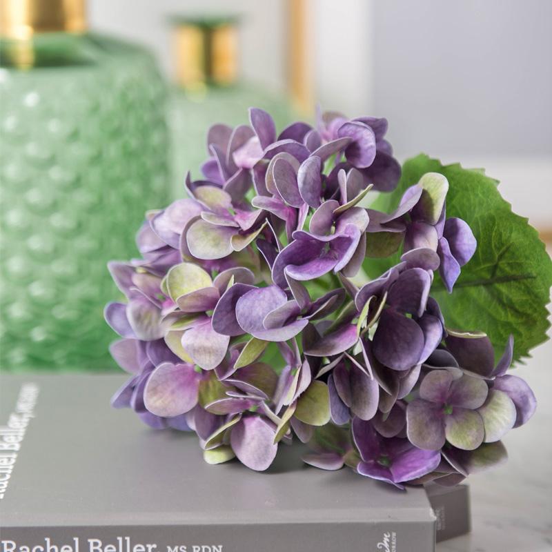 Hoa Giả Hoa Giả Tú Cầu Phòng Khách Trang Trí Đồ Dùng Gia Đình Hoa Trang Trí Trong Nhà, Vật Trang Trí Hoa Lụa Hoa Nhựa Hoa Giả