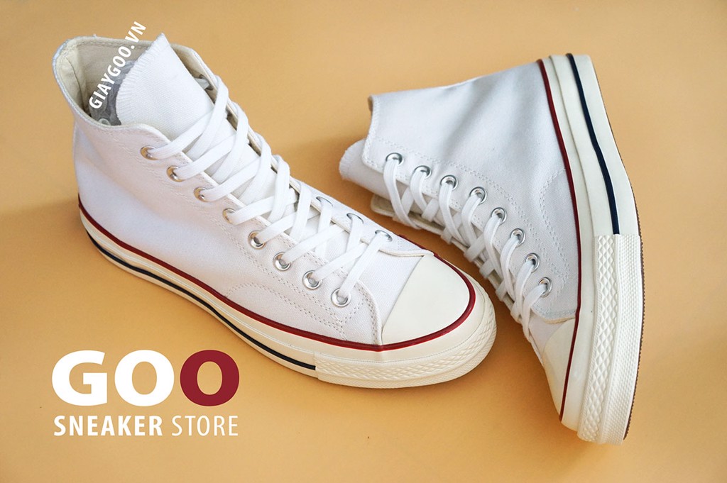 [ HÀNGREP ] Giày Sneaker Converse 1970s Trắng Cao Cổ