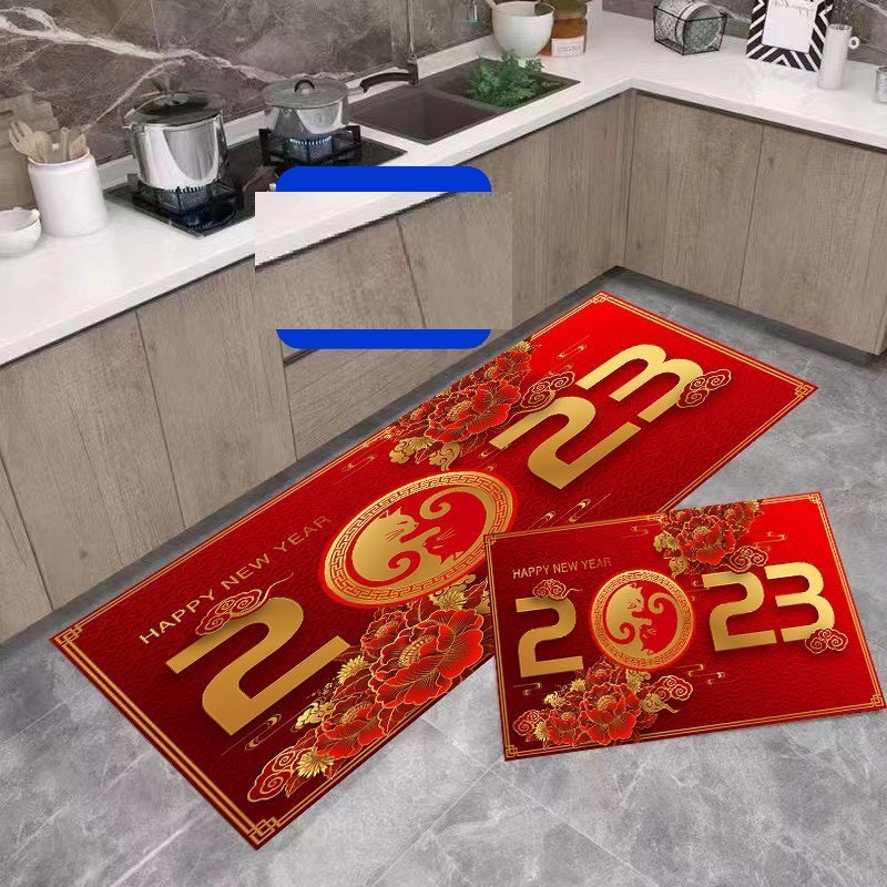 ( 2 THẢM TẾT ) Thảm nhà bếp- Bộ thảm nhà bếp 2023