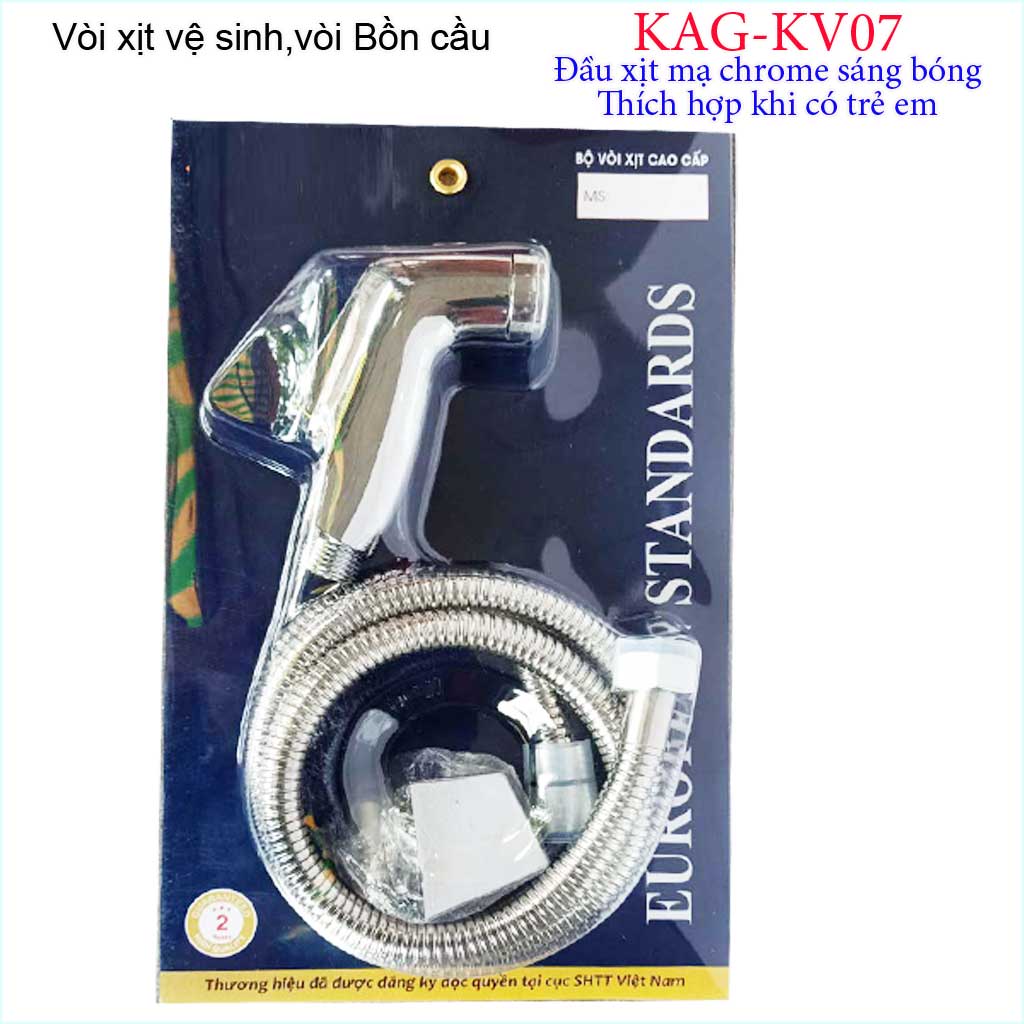 [HCM]Vòi xịt vệ sinh trẻ em  KAG-KV07, vòi nhấn tay cho trường mẫu giáo Crome bóng tia mạnh rửa sạch sử dụng tốt