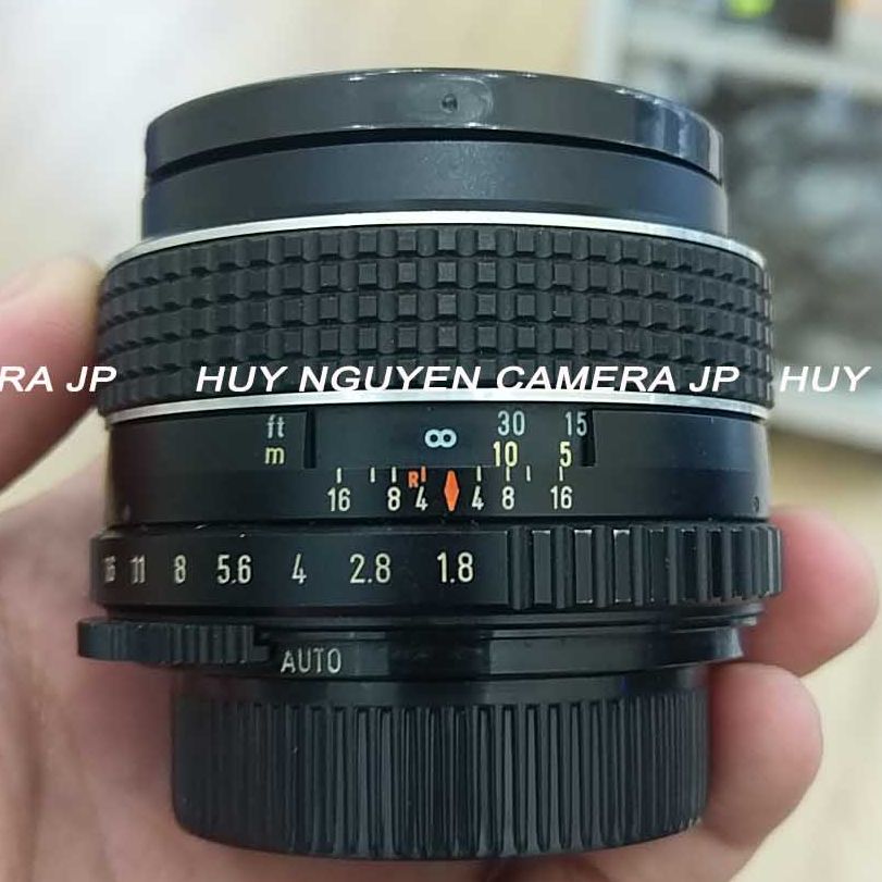 Ống kính takumar 55 f1.8 smc asahi optic. ngàm m42 lấy nét tay