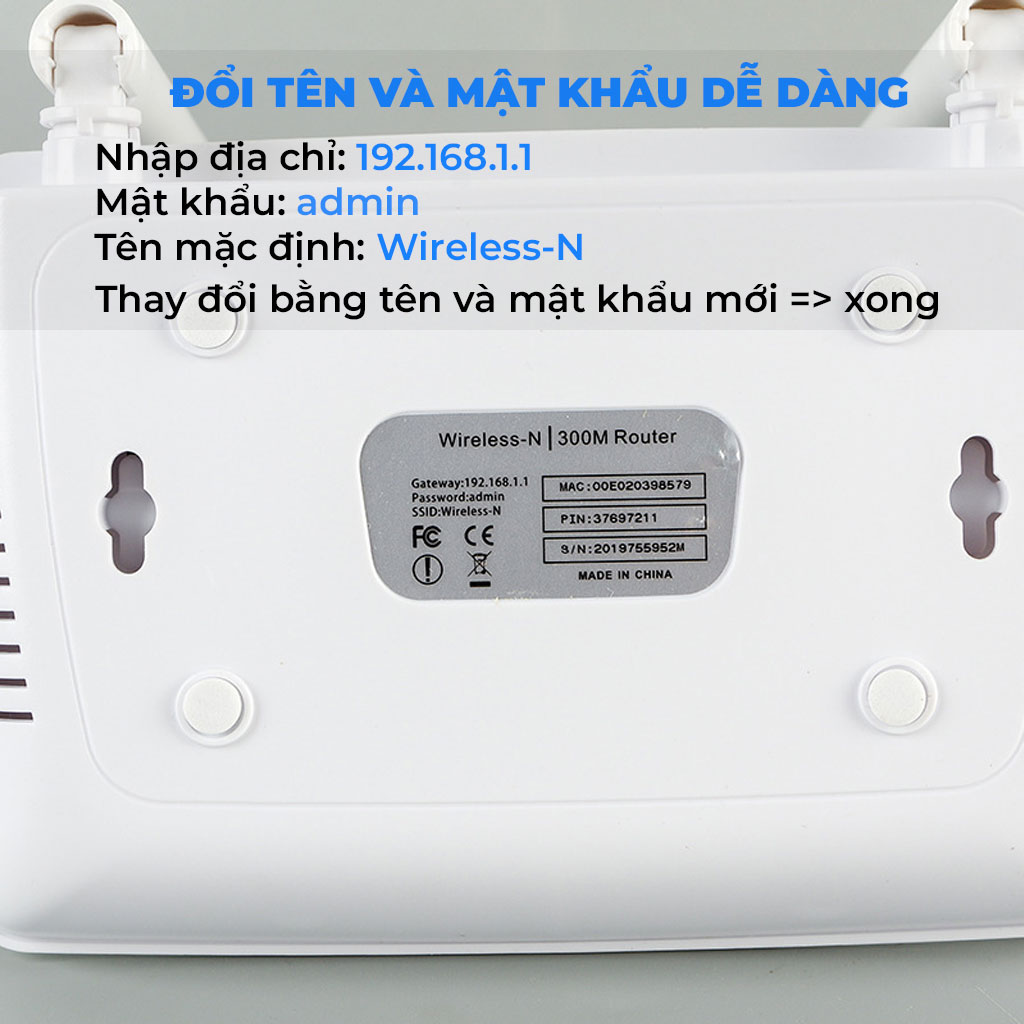 Cục phát wifi 4 râu PIX-LINK LV-WR08, Modem wifi 300Mbps cường độ sóng khỏe, phủ sóng rộng - Hàng chính hãng