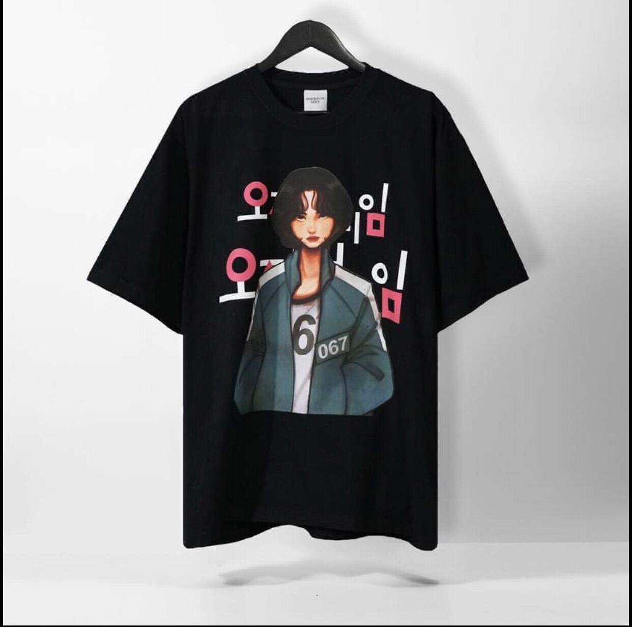 Áo thun ADLV squid game Levant unisex form rộng cotton 100%