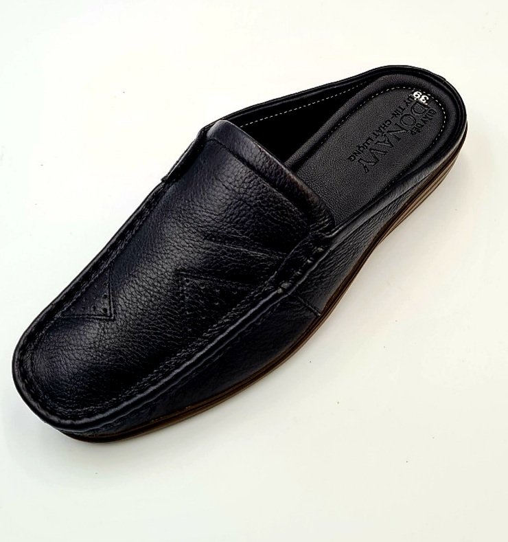 [Hcm]High Quality Cow Leather Men's Slip-On Shoes Ntb110 (Black Brown)