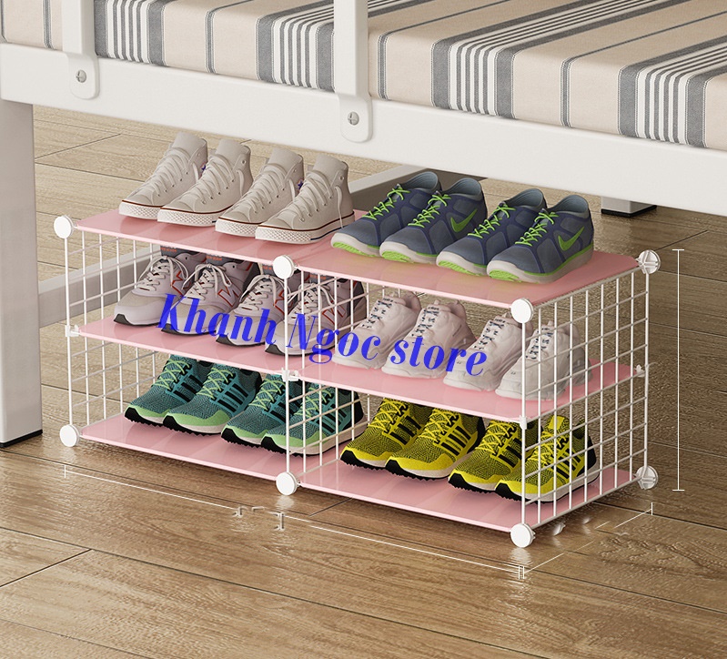 👟👠 kệ giày dép 5,6 tầng - lắp ghép đa năng 👟👠