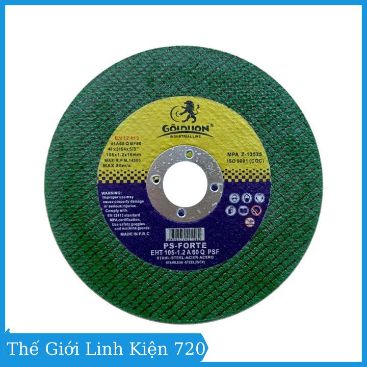 Lưỡi Cắt Kim Loại 100mm Cao cấp Dày Dặn