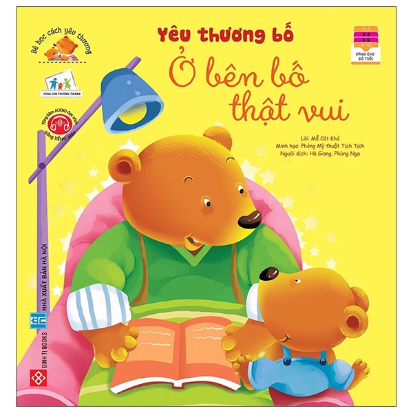 Fahasa - bé học cách yêu thương - yêu thương bố - ở bên bố thật vui