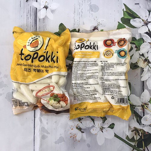Bánh gạo Hàn Quốc nhân phomai 500gr