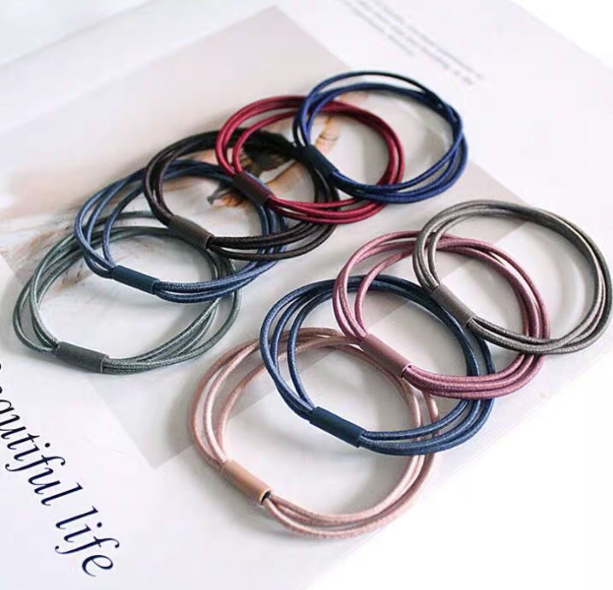 Sỉ 100 dây thun cột tóc 3 sợi
