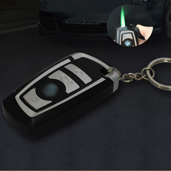 Bật lửa gas khò móc khóa hình Remote xe BMW mẫu TH182 ( Kim Loại )