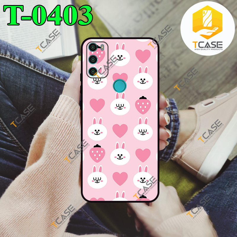 [HCM]Ốp lưng Vsmart Star 5 - Ốp dẻo đen in hình Thỏ cute