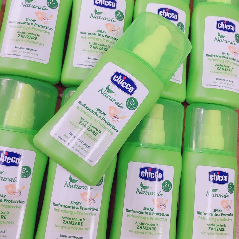 [CHÍNH HÃNG] Xịt Chống Muỗi Chicco Extra 100ml | Tránh Côn Trùng Cắn Bé