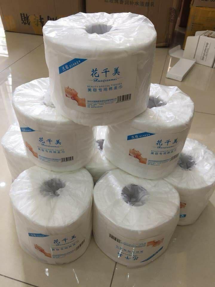 Cuộn giấy rửa mặt tẩy trang