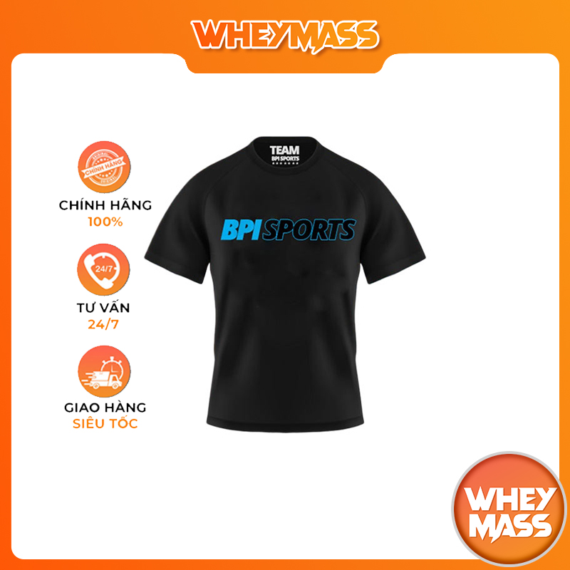 Áo Thể Thao Thể Hình  Bpi Sports - Màu đen