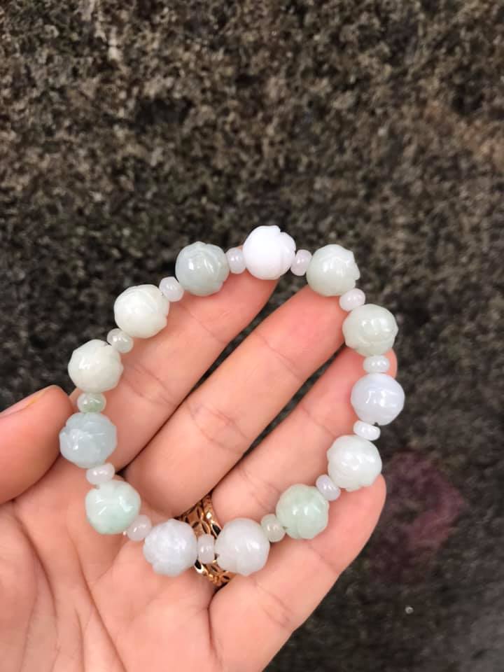 VÒNG TAY LIÊN HOA 10LY MIX KIỂU