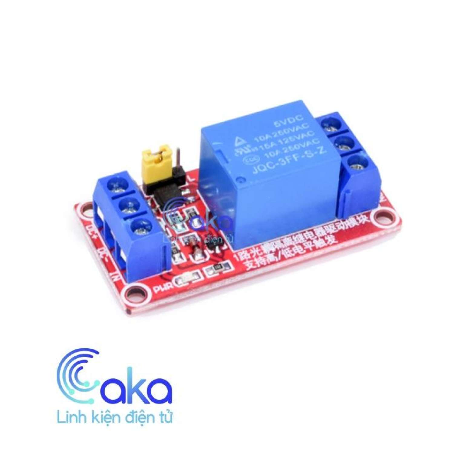 Mạch relay 1 kênh 12v 10a high/low