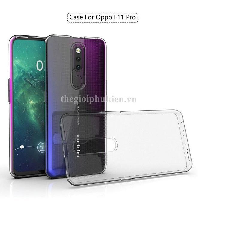 Ốp lưng Oppo F11 Pro dẻo trong suốt cao cấp