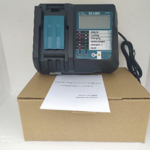 Sạc pin zin Ma-ki-ta 7.2-18v có LCD