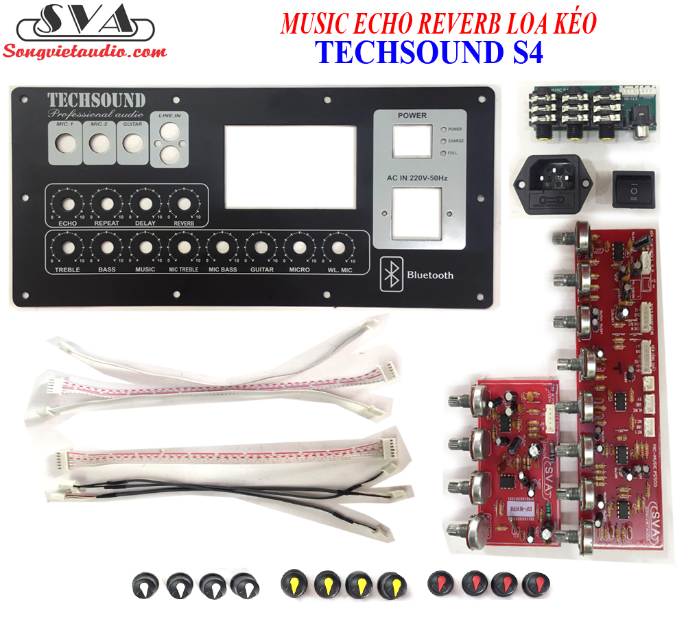 BỘ MẠCH MUSIC ECHO REVERB S4 (TẶNG MẶT)