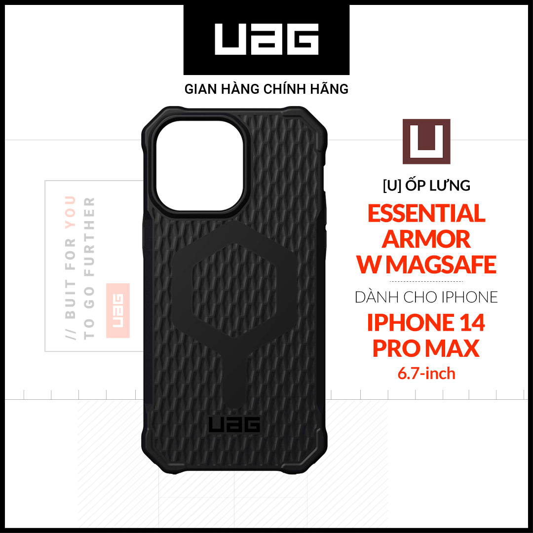Ốp Lưng UAG Essential Armor Magsafe Cho iPhone 14 PRO MAX [6.7 INCH]