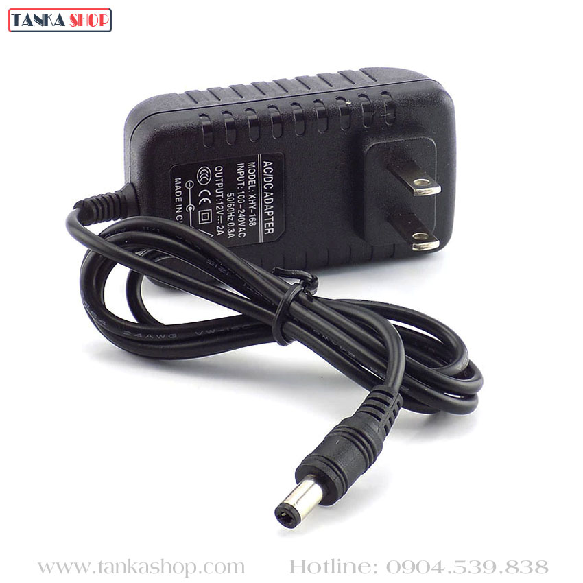 Adapter 12V 1A/2A/3A/4A/5A chân to 5.5×2.5mm