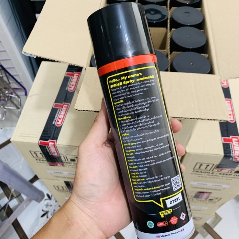 Chai xịt dưỡng sên SPIDER Spray 600ml