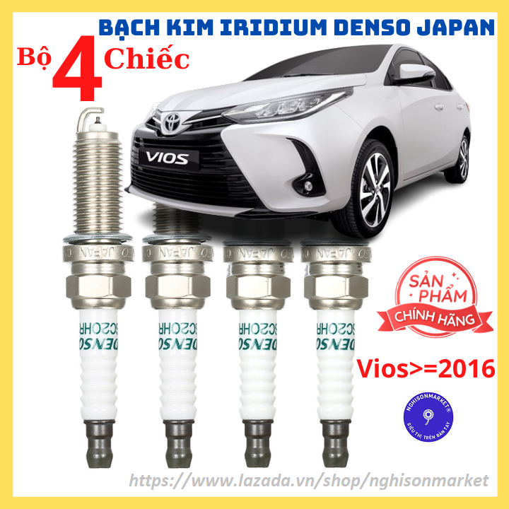 Spark plugs Toyota Vios Platinum Iridium Denso Japan set of 4 Pcs