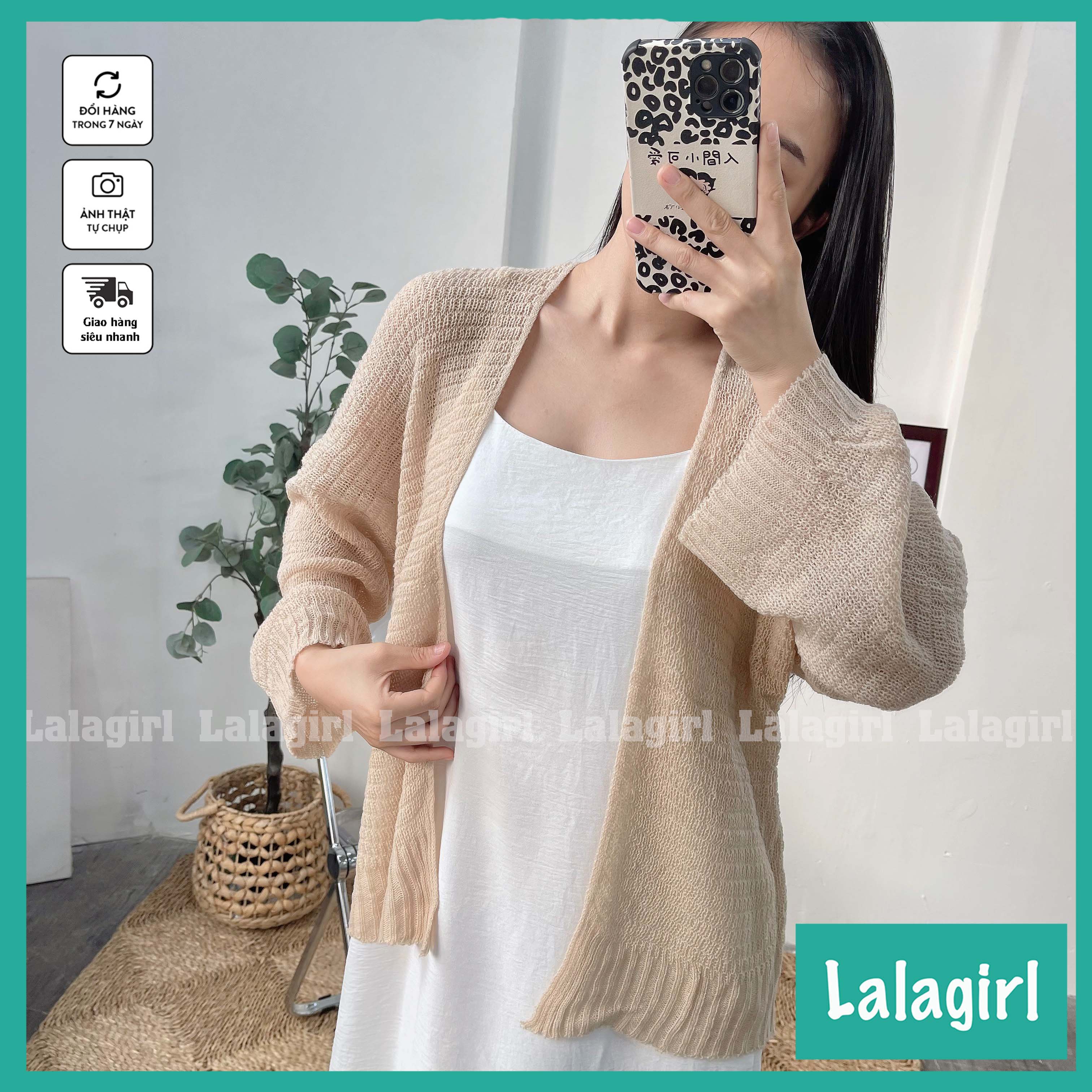 Áo Cadigan Len Mỏng Phong Cách Hàn Quốc [CDG]