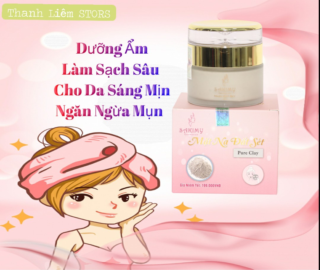 [HCM] Mặt nạ đất sét SAKIMY ( Mast đất sét) chính hãng