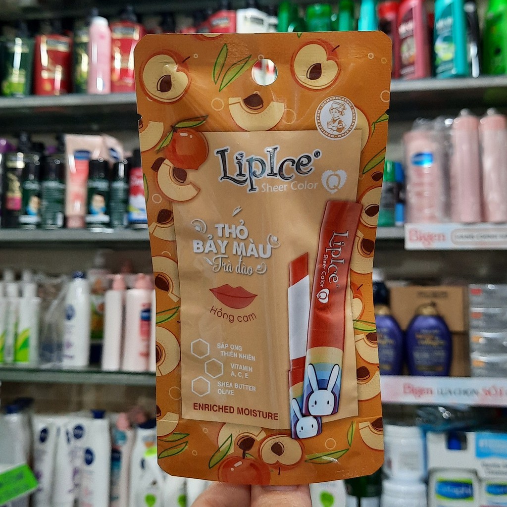 Son dưỡng Lipice Sheer Color Q Thỏ bảy màu 2.4g