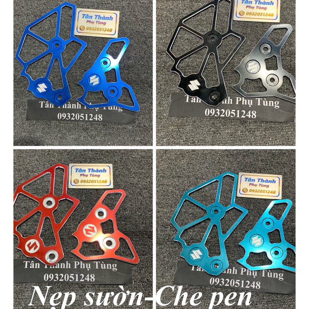 Nẹp sườn, che pen nhôm cnc raider fi - satria