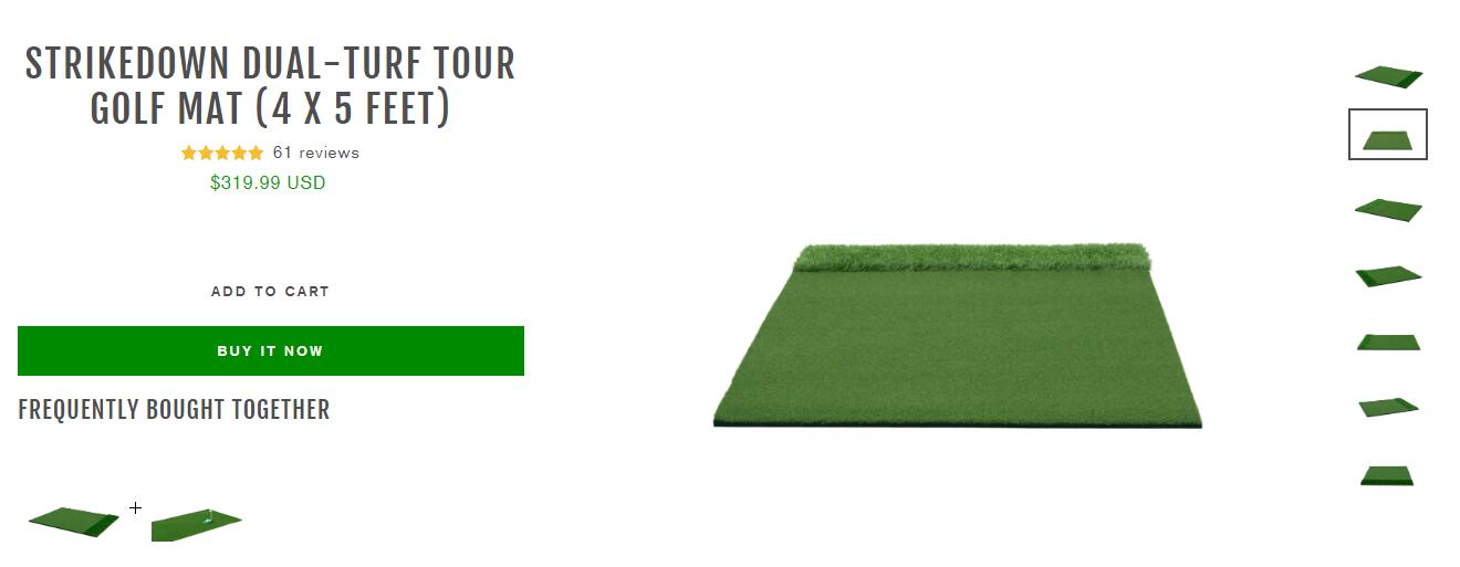 Thảm tập Golf Swing 2D - 110X120 CM