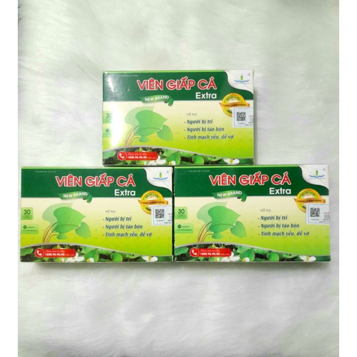 Viên giấp cá extra. hộp 30 viên