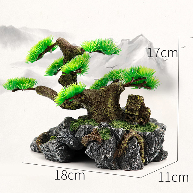 [FREESHIP + ÁP MÃ GIẢM 10%] [FREESHIP MAX] Tiểu Cảnh Bể Cá Hòn Non Bộ Mini Kazoo Garden Trang Trí Bể Cá Nhiều Mẫu Lựa Chọn Chất Liệu Nhựa Resin Giả Đá Siêu Bền