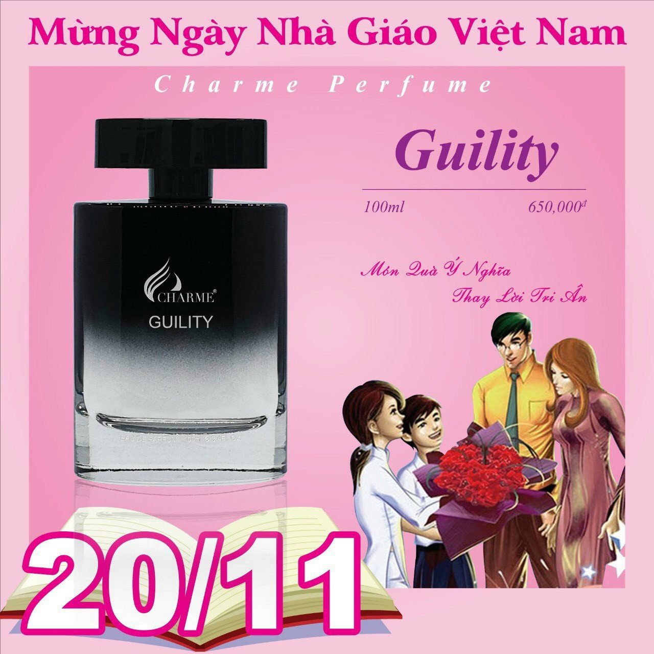 Nước hoa guillity 100ml