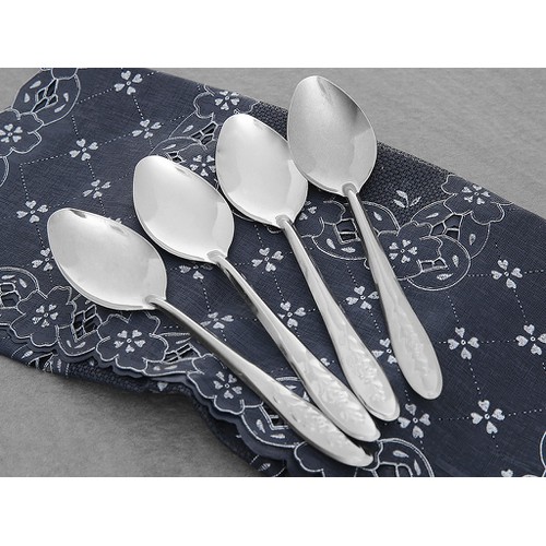 [HCM][COMBO 10] MUỖNG ĂN CƠM BÔNG HỒNG cán dài 18cm