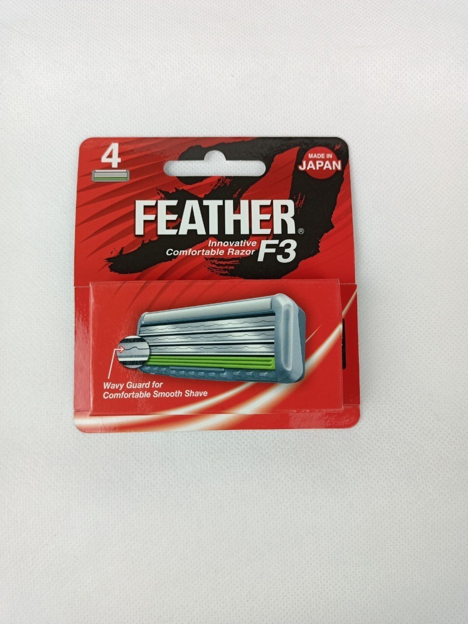 Dao cạo Feather razor 3 lưỡi  hộp 4 chiếc
