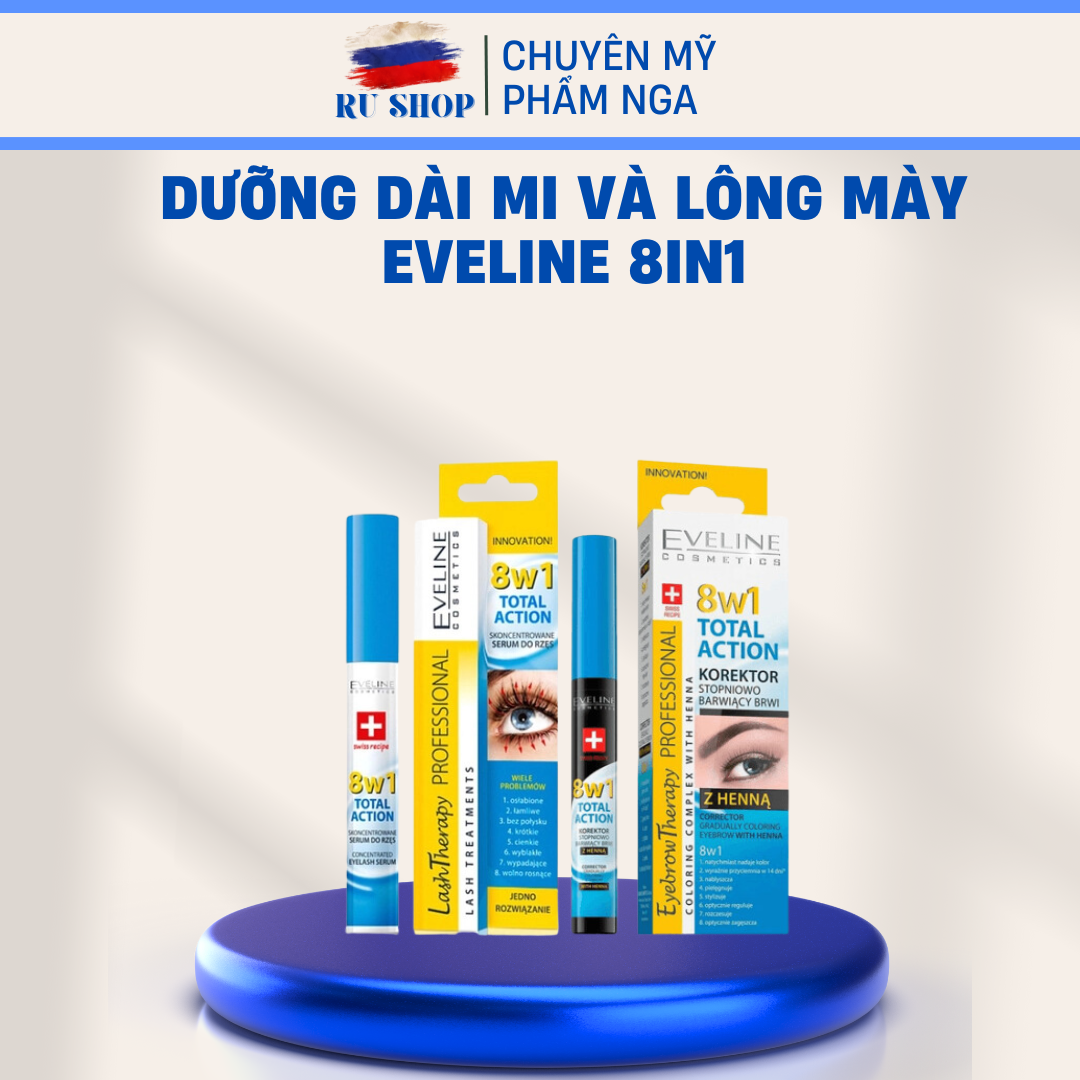Dưỡng mi , Dưỡng mày Nga Eveline