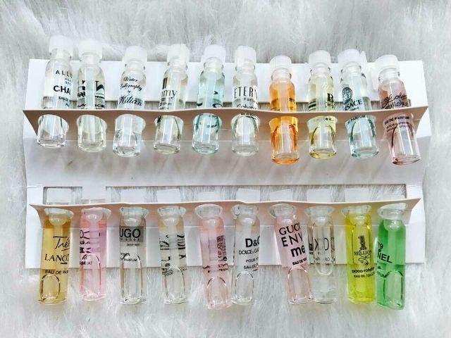 1 Hộp 20 lọ nước hoa mini Pháp 2ml 
