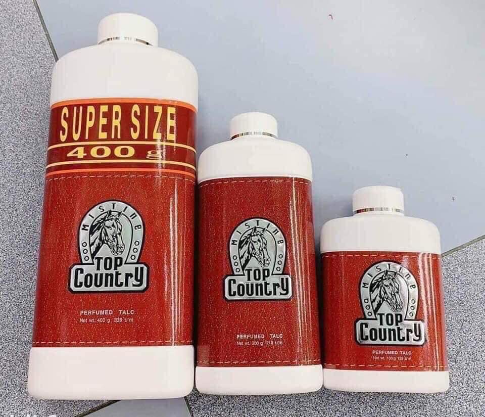 Phấn thơm con ngựa Top Country Thái Lan (Hộp 100gr)