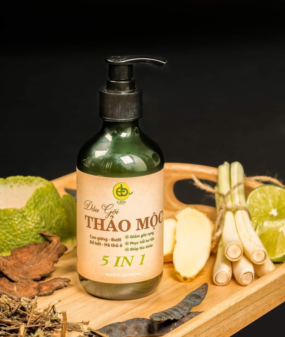 Dầu gội thảo mộc Elbon