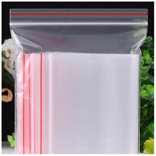 [HCM]1KG - SIZE 4X6 TÚI ZIPPER CHỈ ĐỎ
