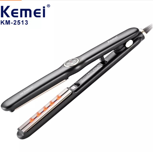 Máy duỗi là thẳng tóc có 4 mức nhiệt kemei km - 2513