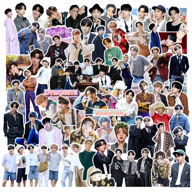 Set 101 Sticker BTS chống nước