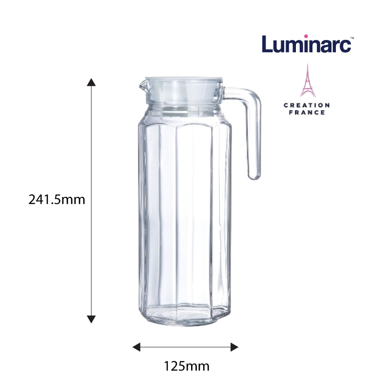 Bình Nước Thuỷ Tinh Luminarc Octime 1.1L - LUBIG2664