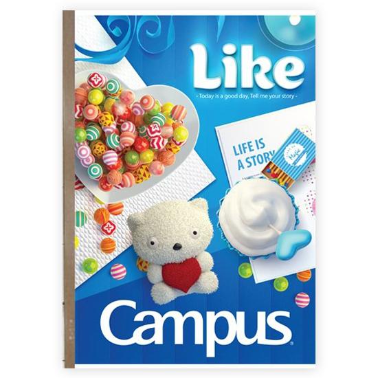 Tập 10 vở Campus Gift 80 trang (Mua 10 tặng 3)