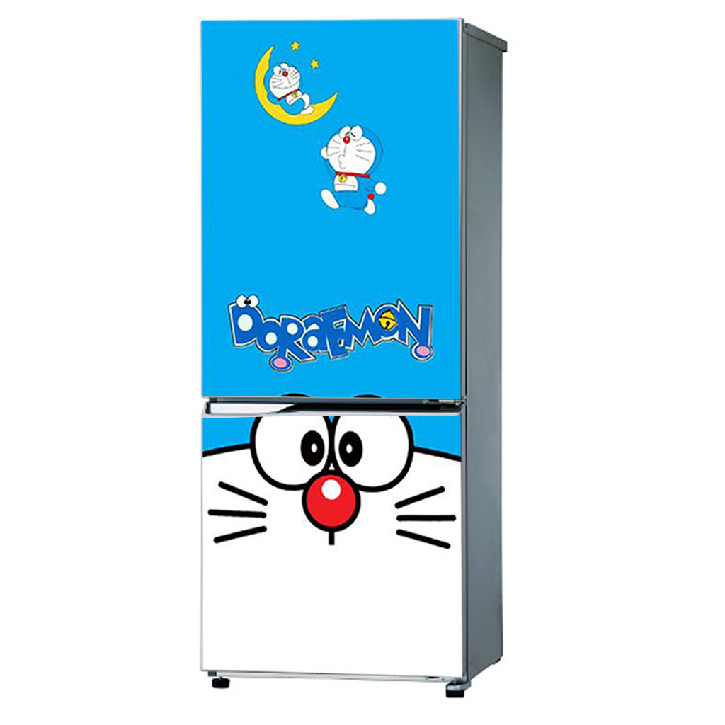[HCM]Decal dán trang trí tủ lạnh Doraemon Mẫu 2
