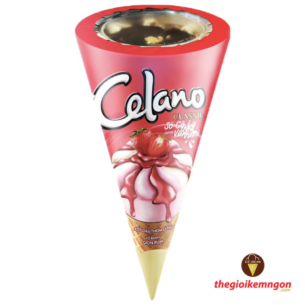 (GIAO HỎA TỐC HCM) Kem ốc quế Celano Classic 66g